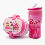 Water Bottle with Lunch Box - Pink, Tiffin Boxes & Bottles, Chase Value, Chase Value