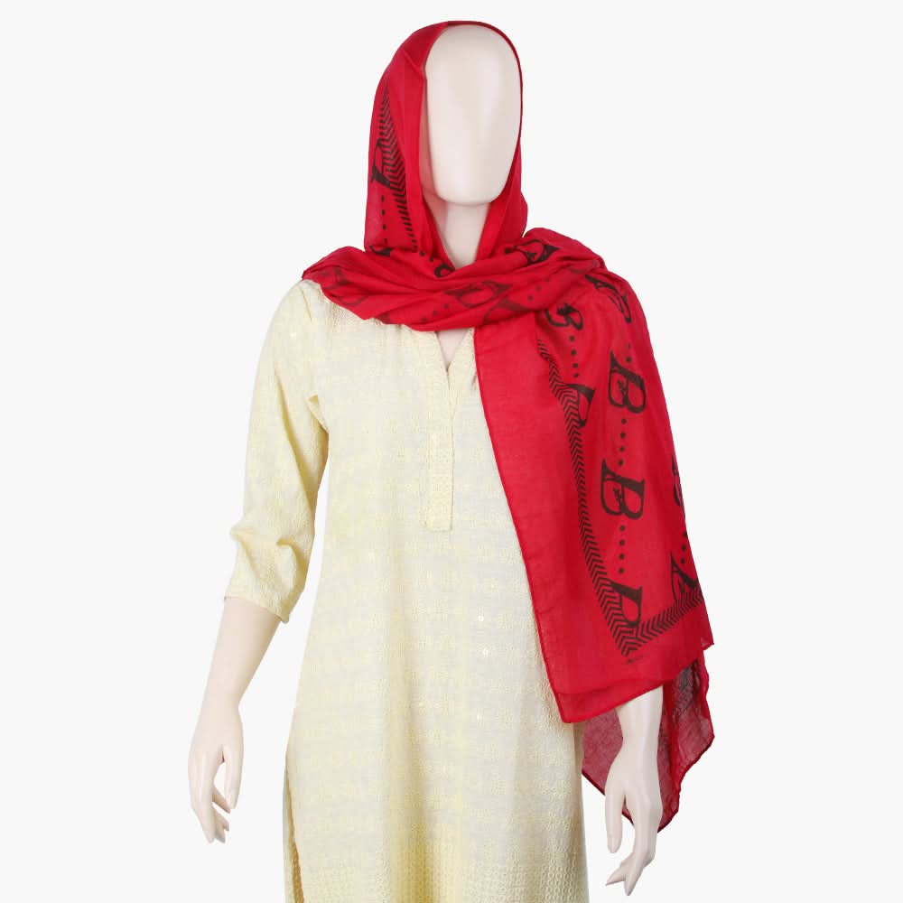 Women's Scarf - Red, Women Shawls & Scarves, Chase Value, Chase Value