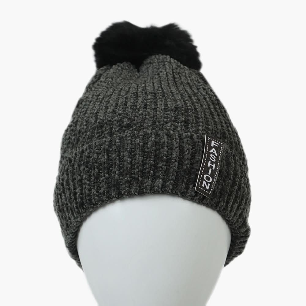 Women's Woolen Cap - Grey, Women Hats & Caps, Chase Value, Chase Value