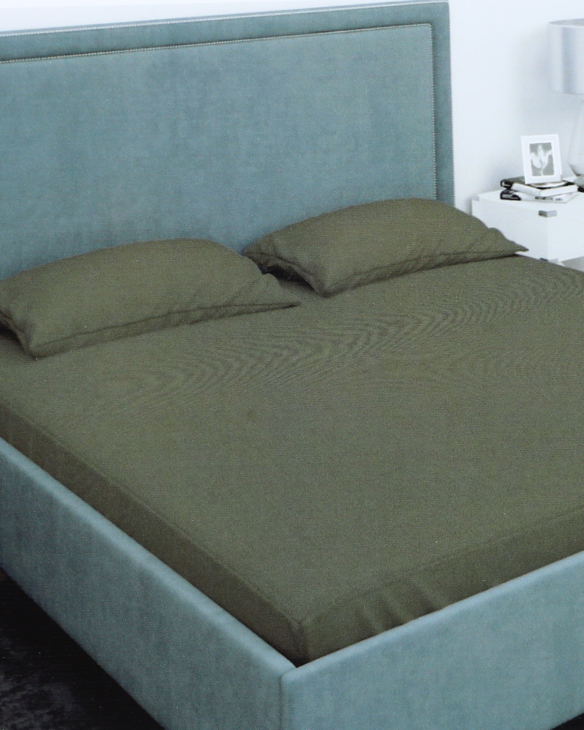 Valuables Cotton Double Fitted Sheet 180x200 CM