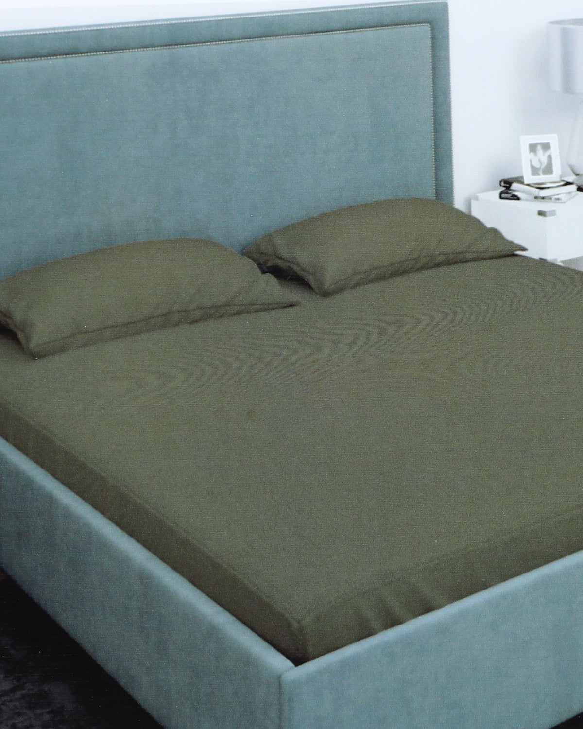 Valuables Cotton Double Fitted Sheet 180x200 CM