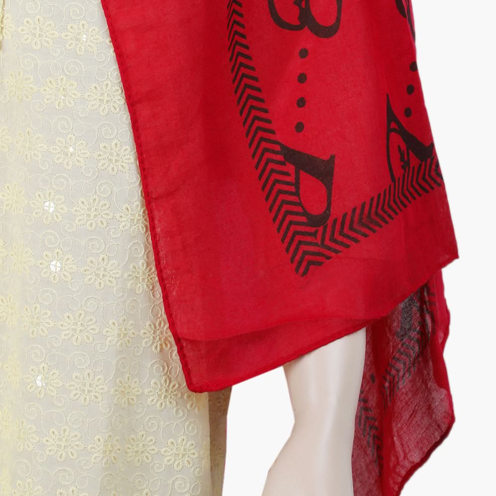 Women's Scarf - Red, Women Shawls & Scarves, Chase Value, Chase Value
