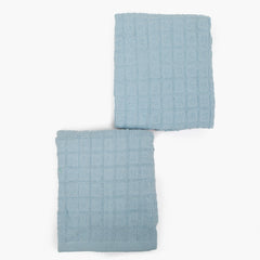 Terry Tea Towels Pack Of 2 - Light Blue, Kitchen Accessories, Chase Value, Chase Value