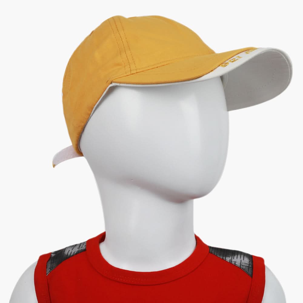 Boys P-Cap - Yellow, Boys Caps & Hats, Chase Value, Chase Value