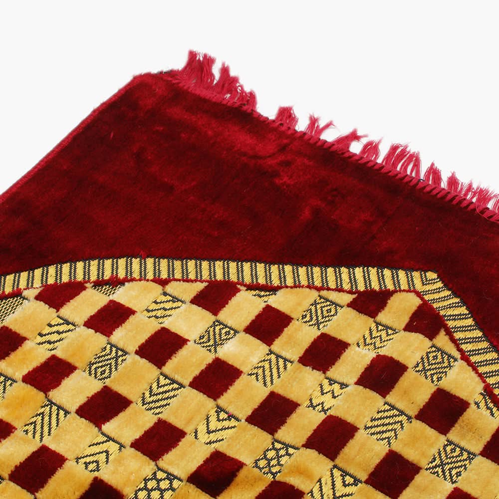 Ja-e-Namaaz (Prayer Mat) - Maroon, Mats, Chase Value, Chase Value