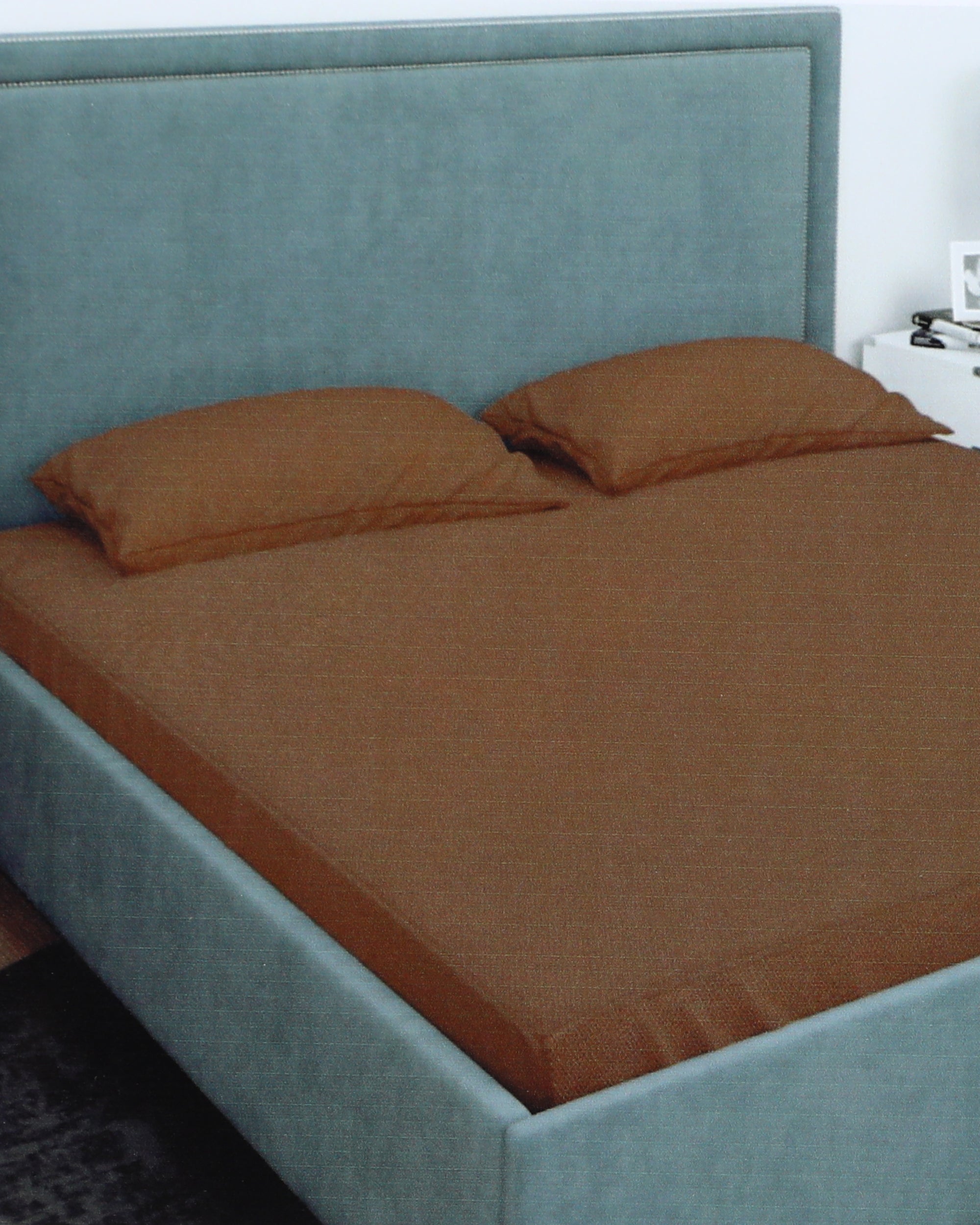 Valuables Cotton Double Fitted Sheet 180x200 CM
