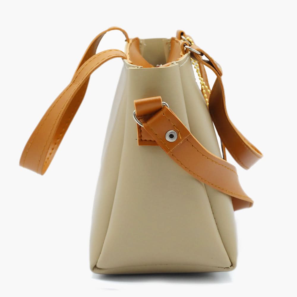 Women's Shoulder Bag - Beige, Women Bags, Chase Value, Chase Value