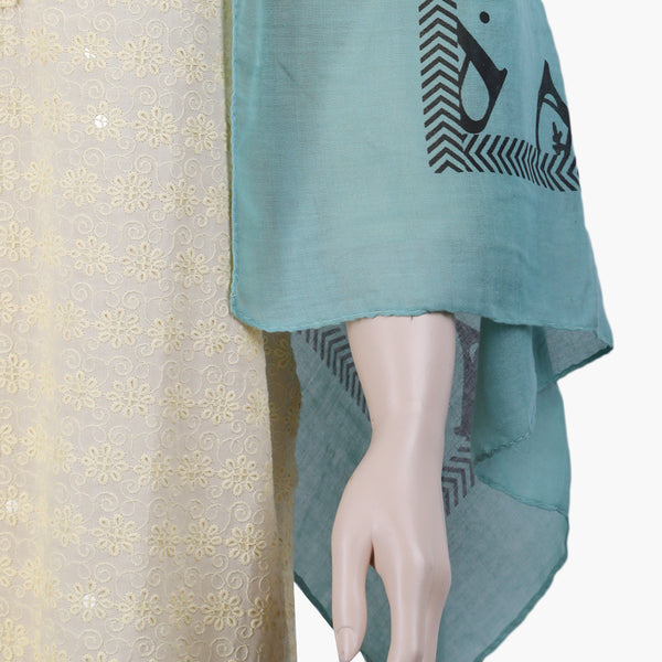 Women's Scarf - Cyan, Women Shawls & Scarves, Chase Value, Chase Value