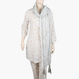 Women's Jamawar Dupatta - White, Women Dupatta, Chase Value, Chase Value