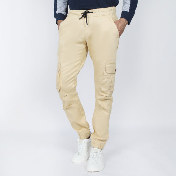 Men's Cotton Cargo Pant - Skin