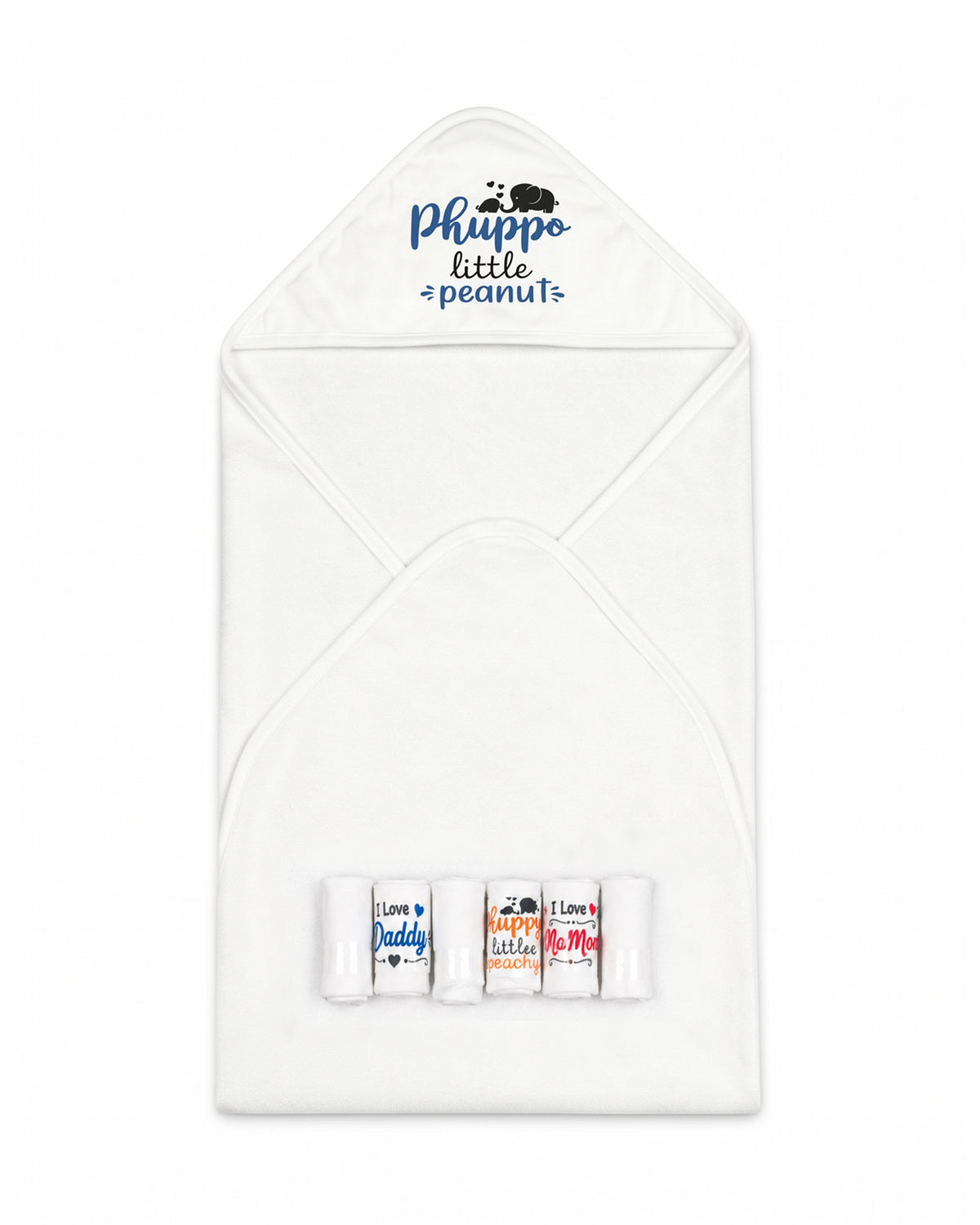 Valuables Newborn Wrapping Sheet Roll & Face Towel