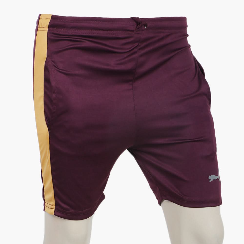 Men's Fancy Shorts - Purple & Camel, Men's Shorts, Chase Value, Chase Value