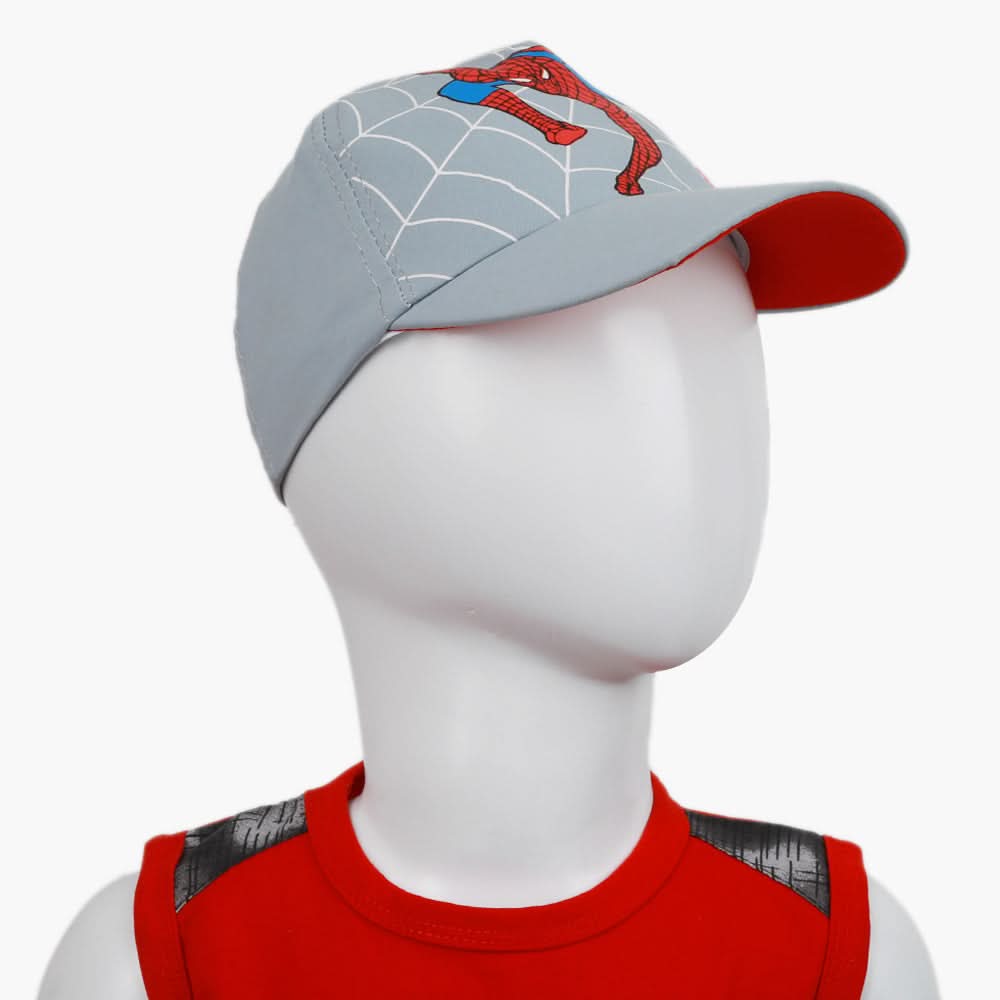 Boys P-Cap - Grey, Boys Caps & Hats, Chase Value, Chase Value