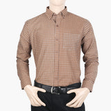 Men's Formal Shirt - Brown, Men's Shirts, Chase Value, Chase Value