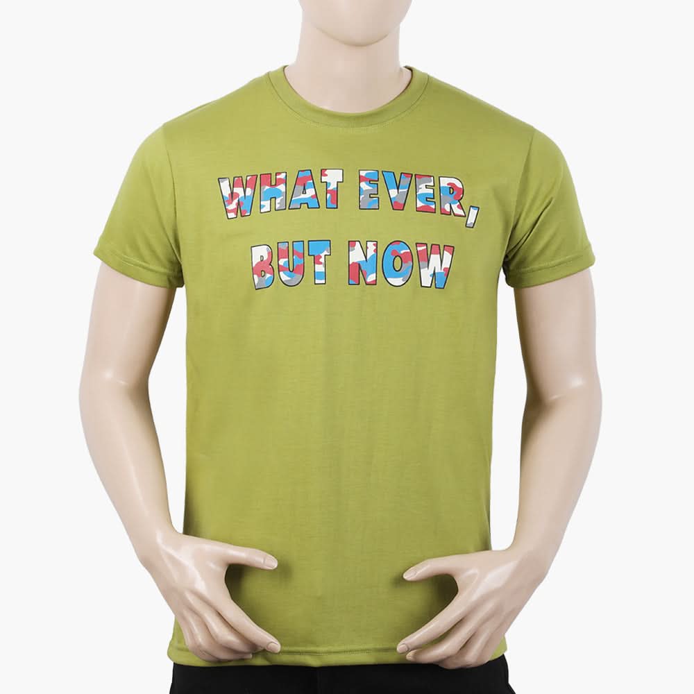 Men's Half Sleeves T-Shirt - Green, Men's T-Shirts & Polos, Chase Value, Chase Value