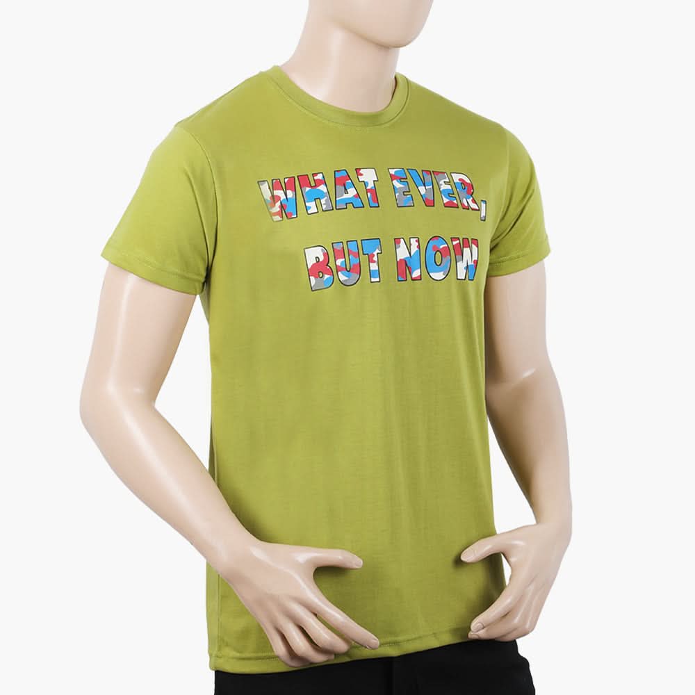 Men's Half Sleeves T-Shirt - Green, Men's T-Shirts & Polos, Chase Value, Chase Value