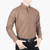Men's Formal Shirt - Brown, Men's Shirts, Chase Value, Chase Value