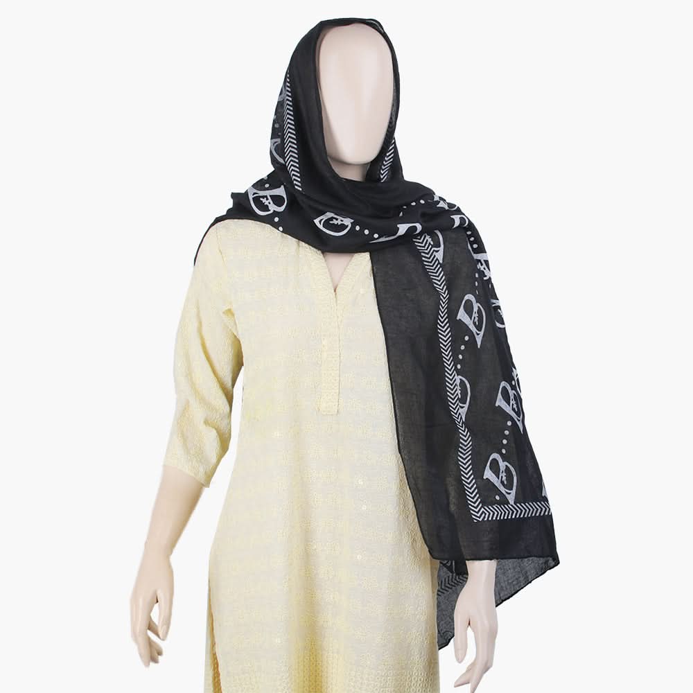Women's Scarf - Black, Women Shawls & Scarves, Chase Value, Chase Value