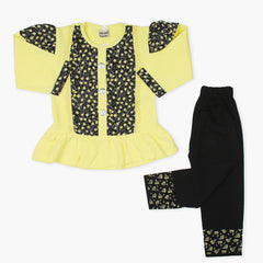 Girls Tights Suit - Yellow, Girls Suits, Chase Value, Chase Value