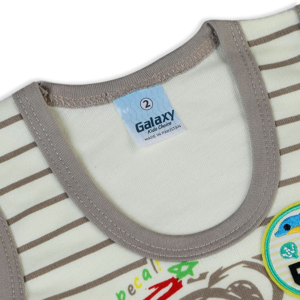 Newborn Boys Sando Suit - Grey, Newborn Boys Sets & Suits, Chase Value, Chase Value