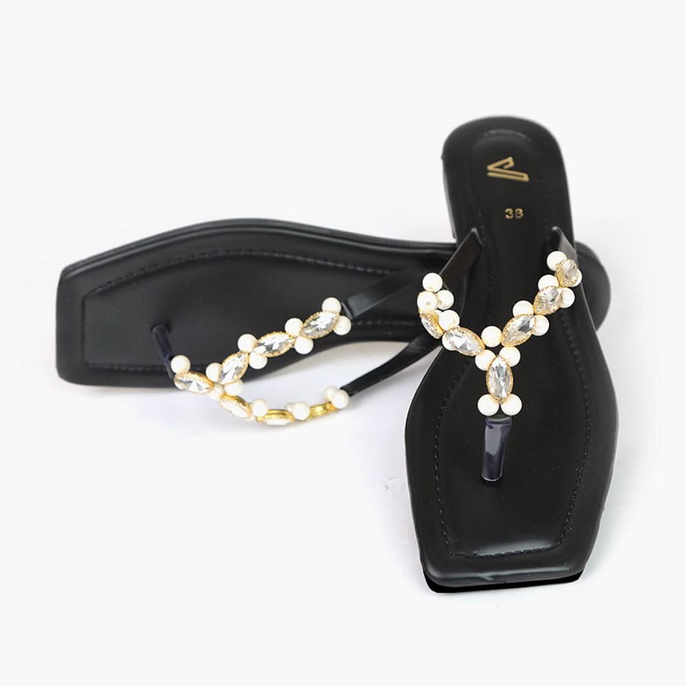 Women's Slipper - Black, Women Slippers, Chase Value, Chase Value