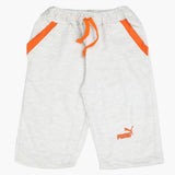Boys Knitted Bermuda - Ash White, Boys Shorts, Chase Value, Chase Value