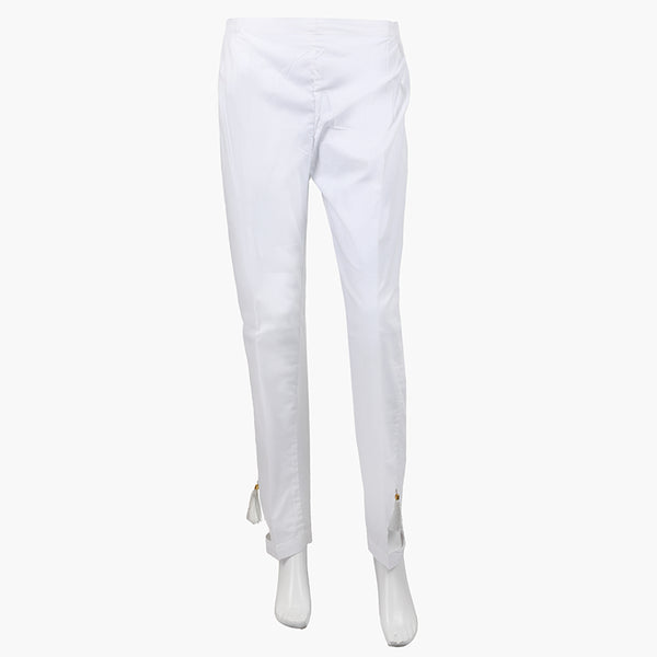 Women's  Woven Trouser - White, Women Pants & Tights, Chase Value, Chase Value