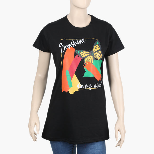 Women's T-Shirt - Black, Women T-Shirts & Tops, Chase Value, Chase Value