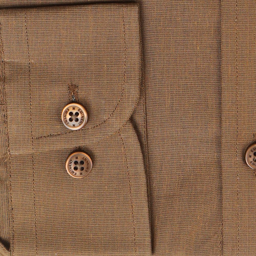 Eminent Men's Tailored Fit Chambray Formal Shirt - Brown, Men's Shirts, Eminent, Chase Value