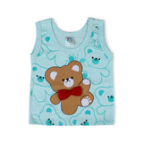 Newborn Boys Sando Suit - Cyan, Newborn Boys Sets & Suits, Chase Value, Chase Value