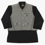Boys Shalwar Suit With Waistcoats - Black, Boys Shalwar Kameez, Chase Value, Chase Value