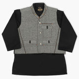 Boys Shalwar Suit With Waistcoats - Black, Boys Shalwar Kameez, Chase Value, Chase Value