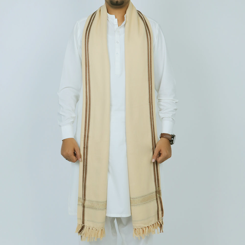Men’s Winter Shawl - Fawn, Men's Shawls & Mufflers, Chase Value, Chase Value