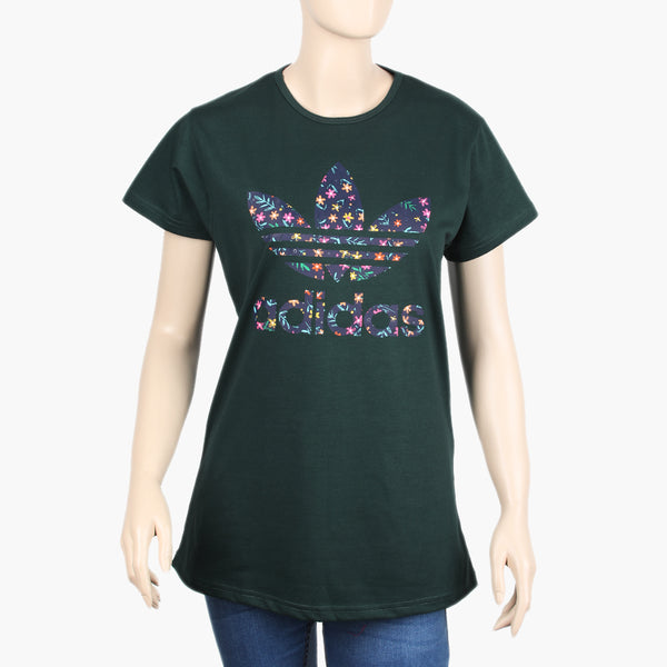 Women's T-Shirt - Green, Women T-Shirts & Tops, Chase Value, Chase Value