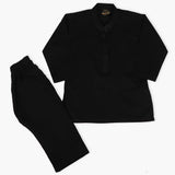 Boys Shalwar Suit With Waistcoats - Black, Boys Shalwar Kameez, Chase Value, Chase Value