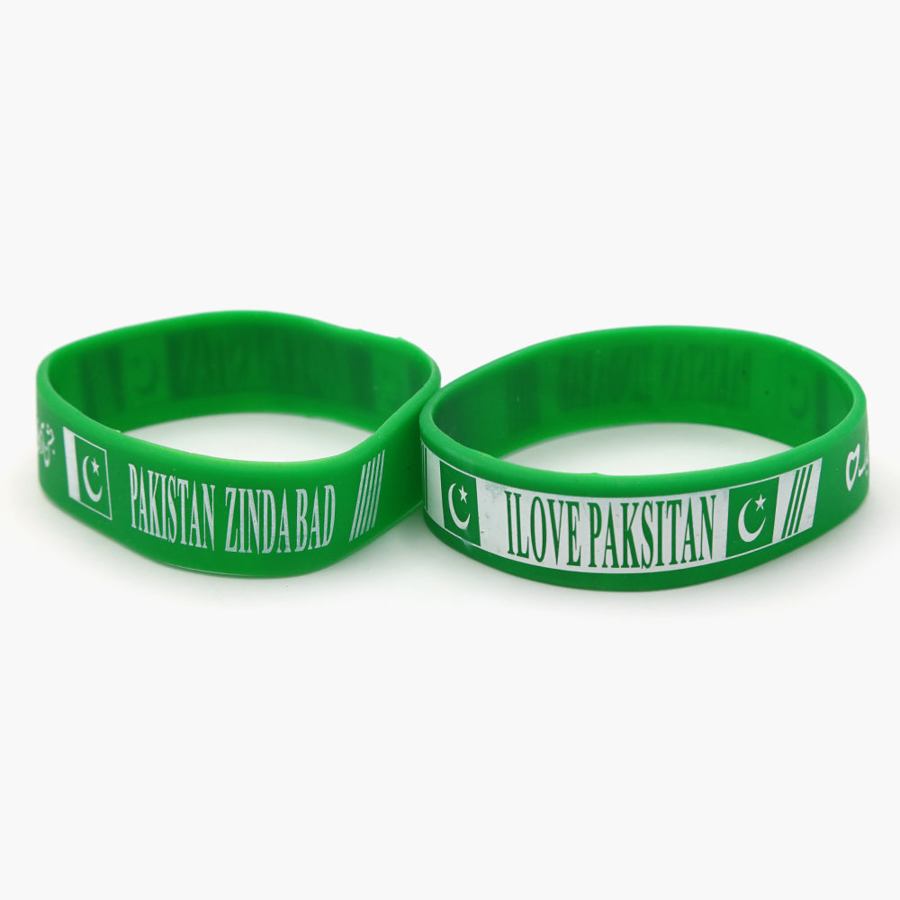 Girls Rubber Band 2Pcs - Green, Girls Hair Accessories, Chase Value, Chase Value