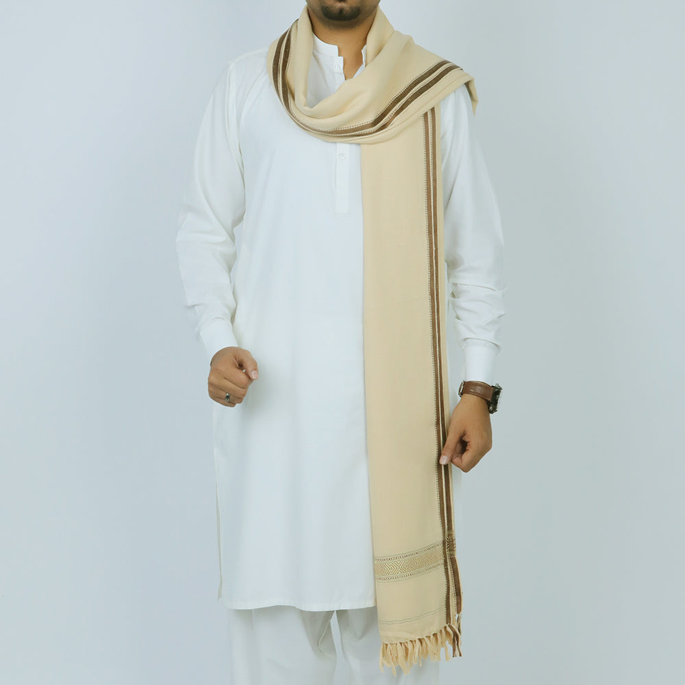 Men’s Winter Shawl - Fawn, Men's Shawls & Mufflers, Chase Value, Chase Value