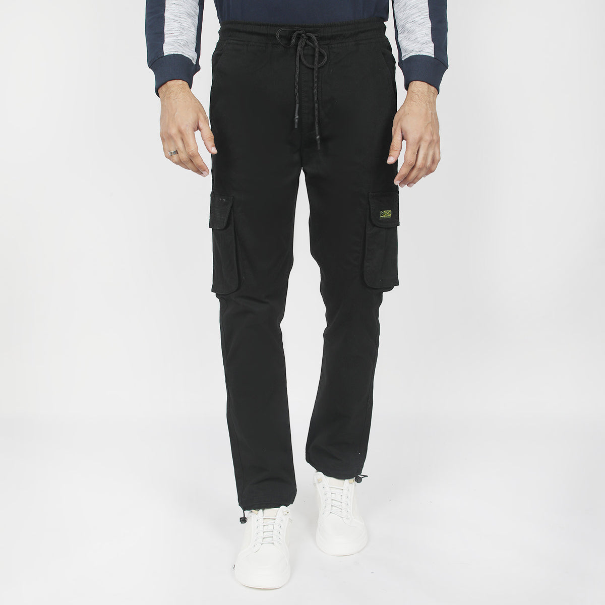 Men's Revolt Cargo Trouser - Black, Men's Lowers & Sweatpants, Chase Value, Chase Value