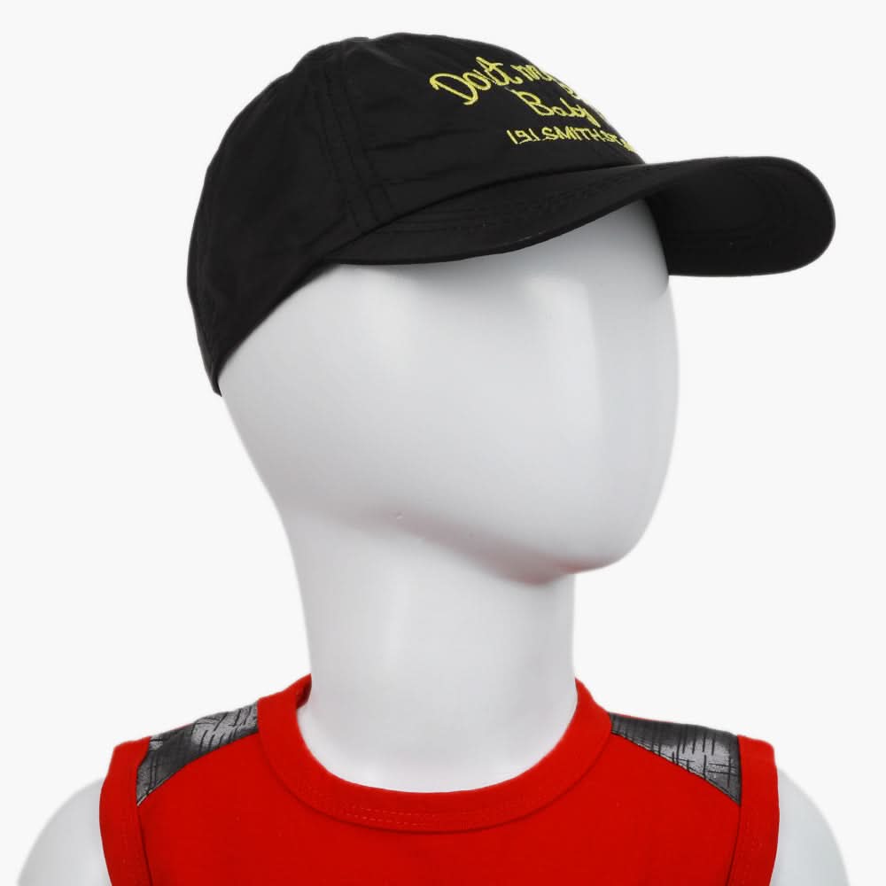 Boys P-Cap - Black, Boys Caps & Hats, Chase Value, Chase Value
