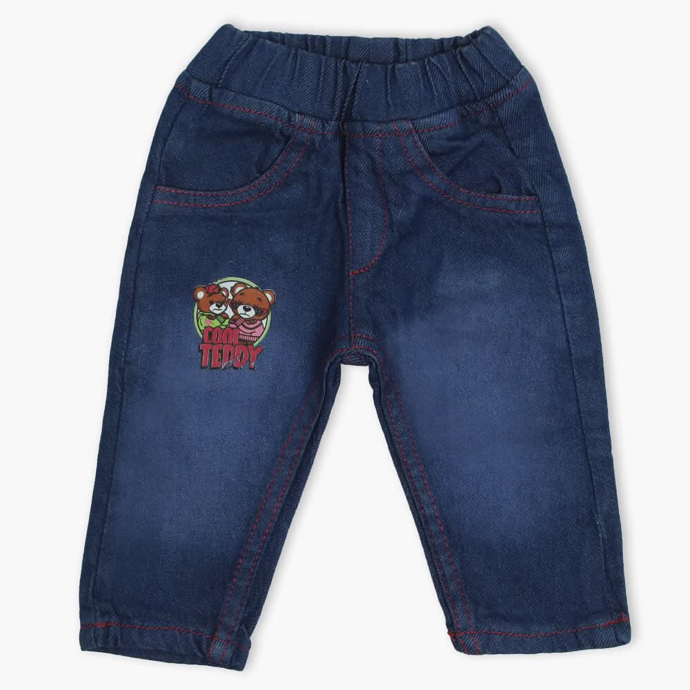 Newborn Girls Denim Pant - Blue, Newborn Girls Shorts Skirts & Pants, Chase Value, Chase Value