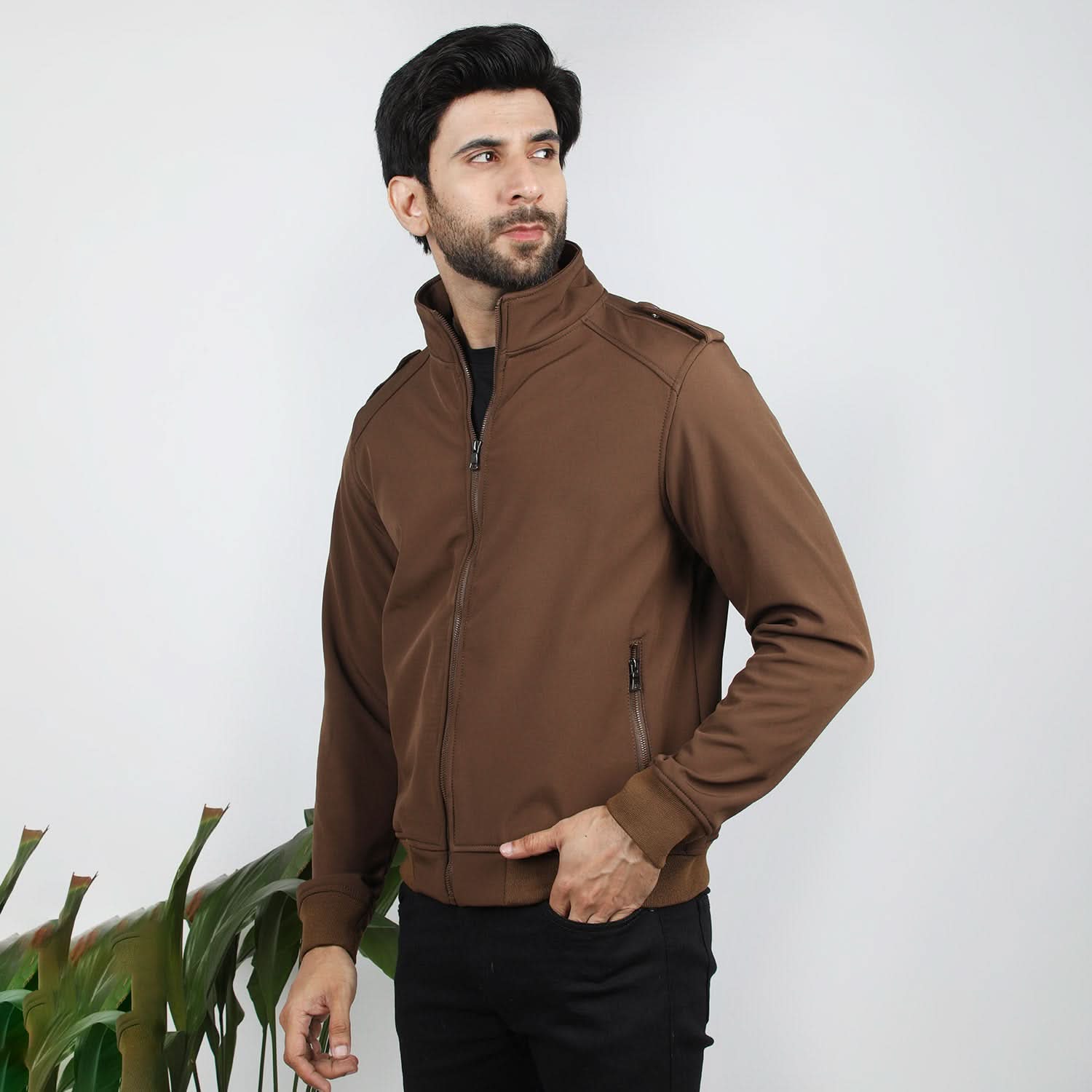 Men's Softshell Jacket - Brown, Men's Jackets & Hoodies, Chase Value, Chase Value