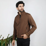 Men's Softshell Jacket - Brown, Men's Jackets & Hoodies, Chase Value, Chase Value