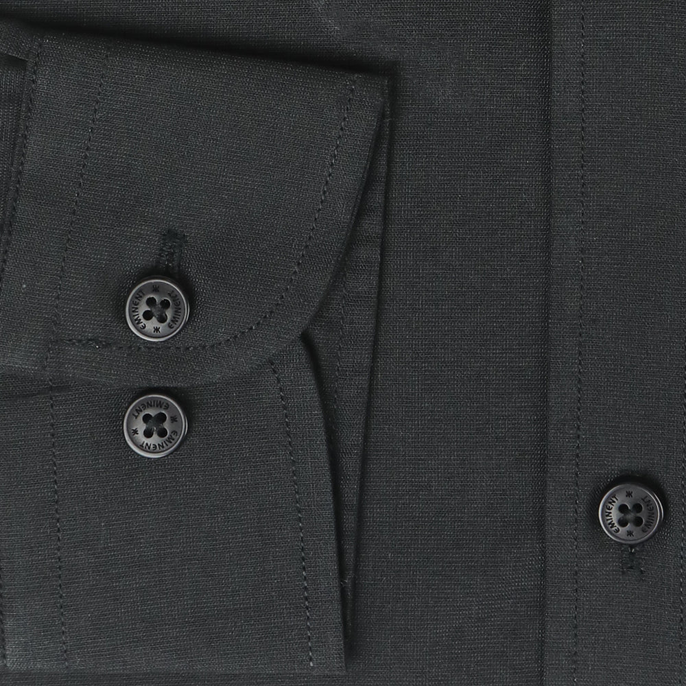 Eminent Men's Tailored Fit Chambray Formal Shirt - Black, Men's Shirts, Eminent, Chase Value