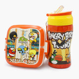 Water Bottle with Lunch Box - Orange, Tiffin Boxes & Bottles, Chase Value, Chase Value