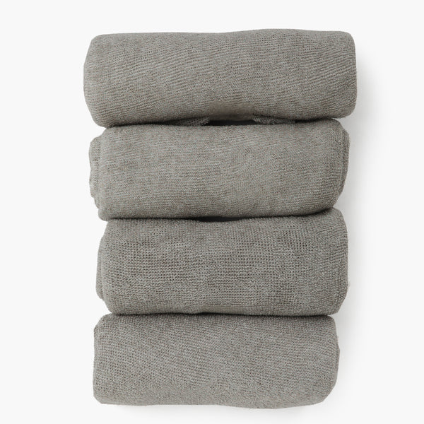 Kitchen Towel 4Pcs Set Roll Pack - Grey, Kitchen Towel, Chase Value, Chase Value