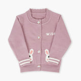 Newborn Girls Sweater - Light Purple, Newborn Girls Winterwear, Chase Value, Chase Value