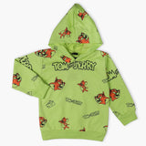 Boys Full Sleeves Hoodie T-Shirt - Green, Boys T-Shirts, Chase Value, Chase Value
