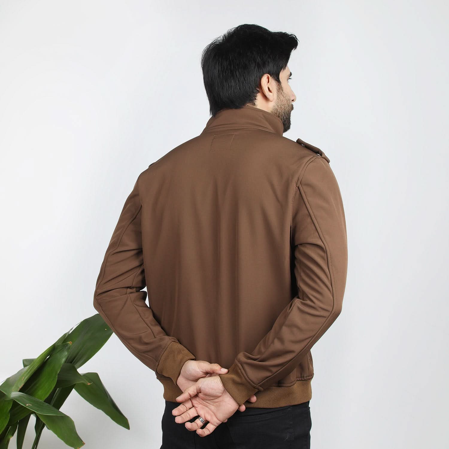 Men's Softshell Jacket - Brown, Men's Jackets & Hoodies, Chase Value, Chase Value