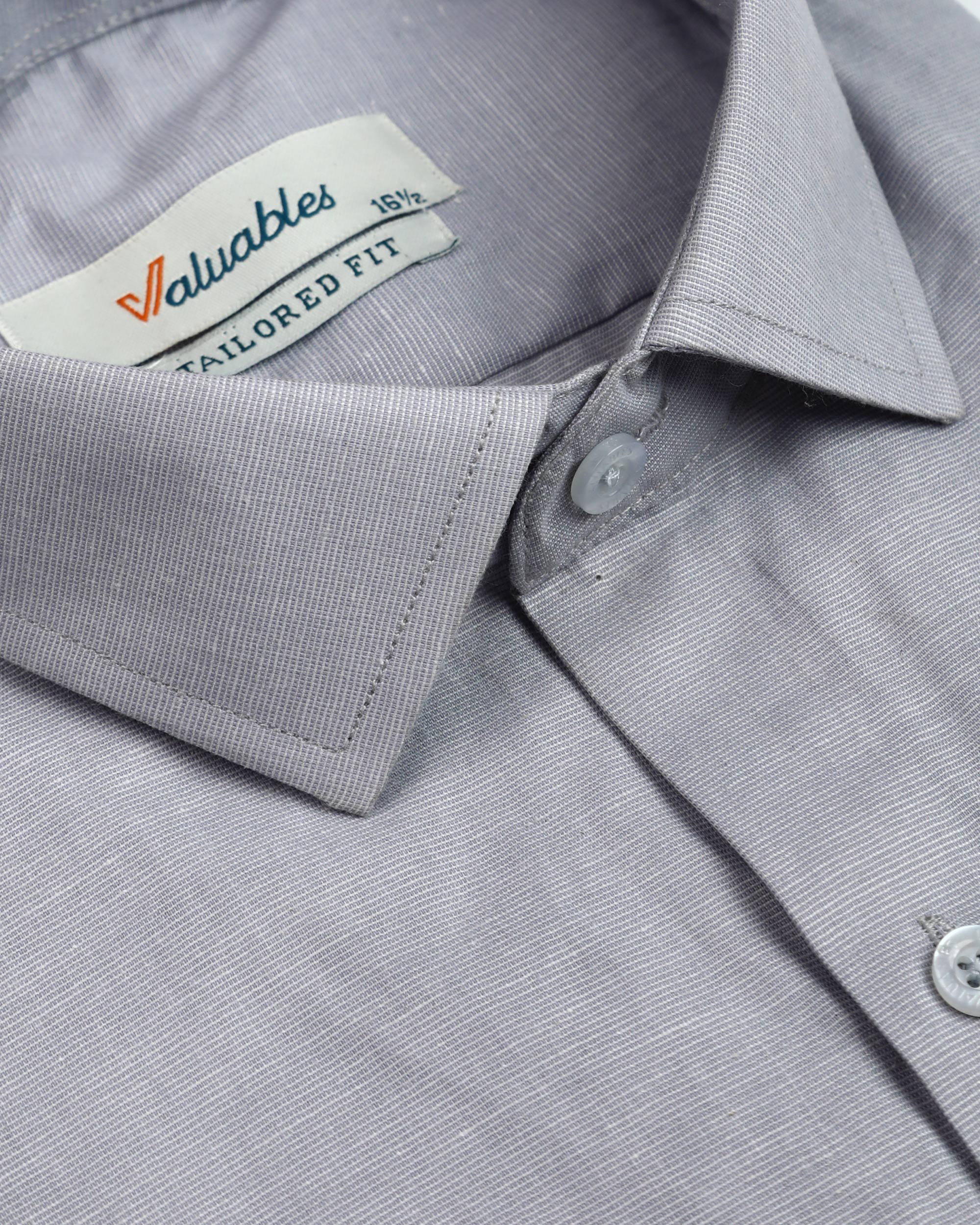 Valuables Men's Chambray Formal Shirt