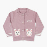 Newborn Girls Sweater - Light Purple, Newborn Girls Winterwear, Chase Value, Chase Value